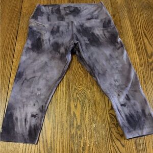 NOBULL Women's Purple Tie Dye High Rise Leggings Size L